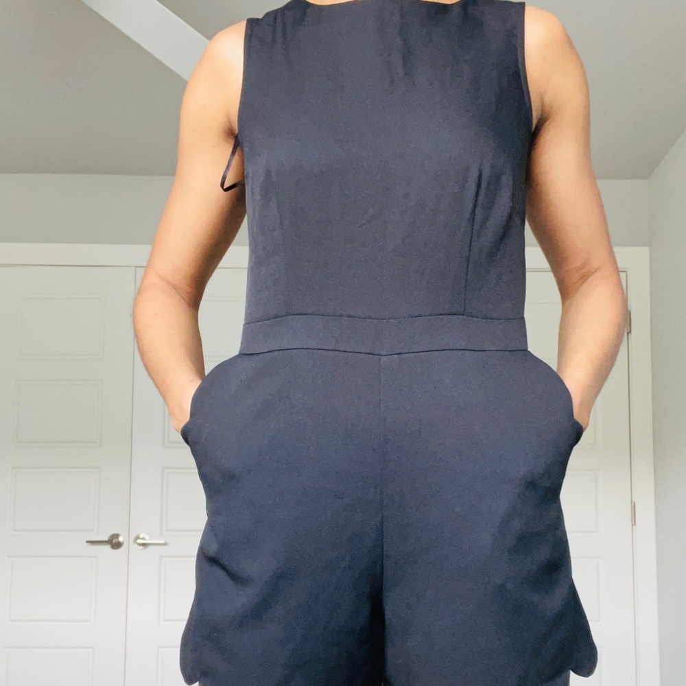 Black Newlook Sleeveless Playsuit - Picture 7 of 10
